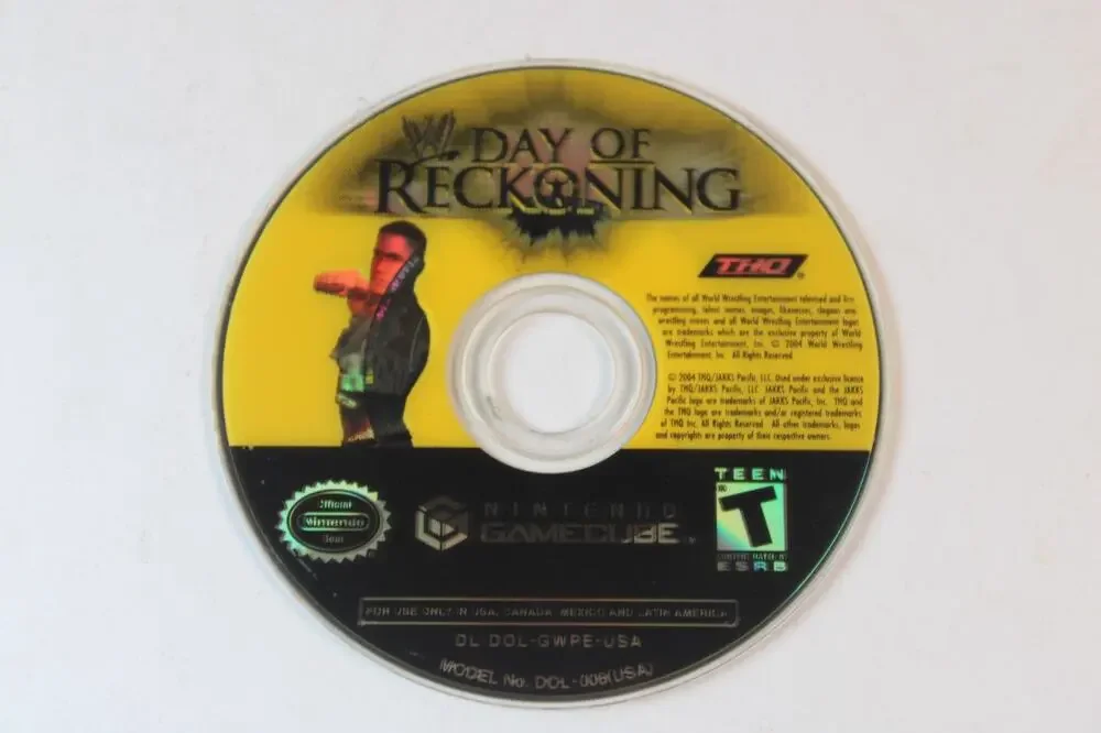 WWE: Day of Reckoning (Nintendo GameCube, 2004) Game Disc Only, tested/works